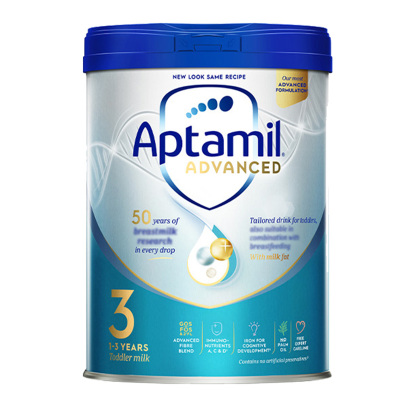 Aptamil 英国爱他美 白金版 婴幼儿配方奶粉3段 （1岁以上）800g/罐 保税区发货