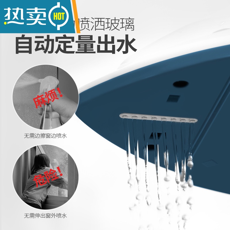 敬平擦玻璃器家用高层窗外双层刮玻璃双面擦保洁专用清洁工具刮水器 [3-8mm 单层玻璃用] 豪华款高清大图