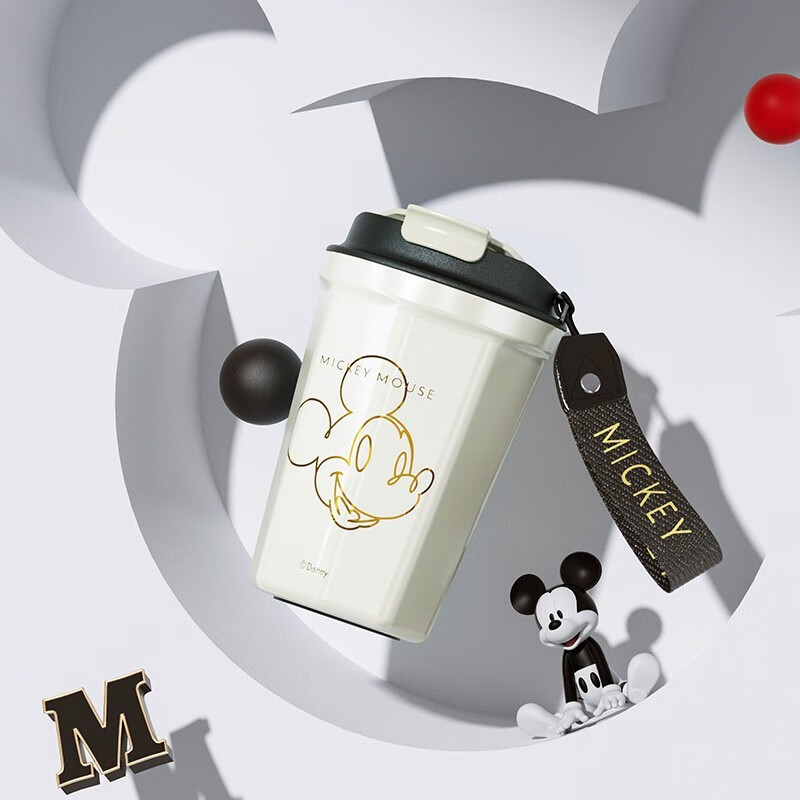 格沵 米奇系列菱形咖啡杯GE-DS22SS-K8 闪耀黑 390ML高清大图