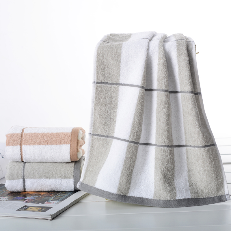 亚光(LOFTEX) 家纺毛巾纯棉吸水加厚柔软家庭擦脸自由空间面巾礼盒2条95g/条 混色 34*76cm 648802高清大图