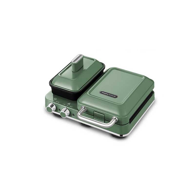 摩飞电器(MORPHY RICHARDS) 多功能家用三明治机电饼档早餐机 MR9086