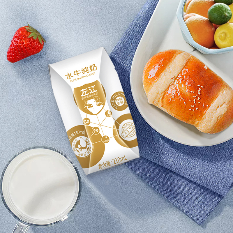 左江水牛纯奶210ml*10盒/箱高清大图