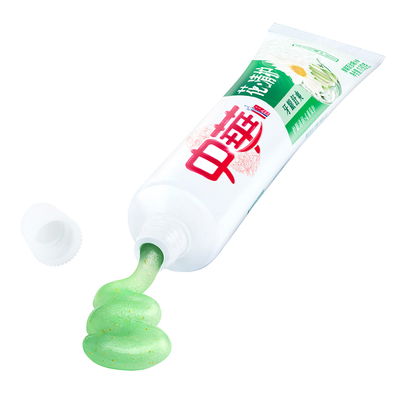 中华 (Zhong Hua) 花清护牙膏 清菊百合味180g [联合利华]高清大图