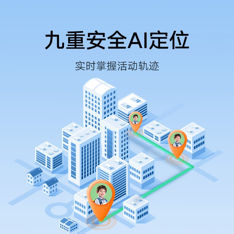 小米(mi)米兔儿童电话手表C7A 4G全网通 高清视频学生智能手表MTSB22XUN 蓝色高清大图