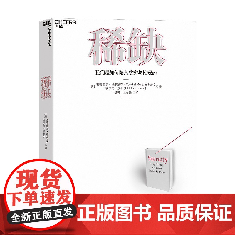 塞德希尔穆来纳森著 我们是如何陷入贫穷与忙碌的 贫穷的本质 思考快与慢行为经济学 贫穷的本质心理学高清大图