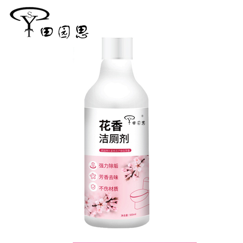 田园思 带喷头花香洁厕剂 500ML 瓶高清大图