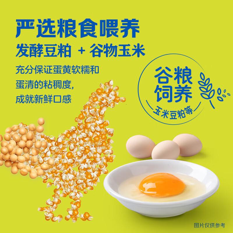 香满园谷物安选鲜鸡蛋30枚礼盒装无抗认证粮食喂养30枚1.8kg高清大图