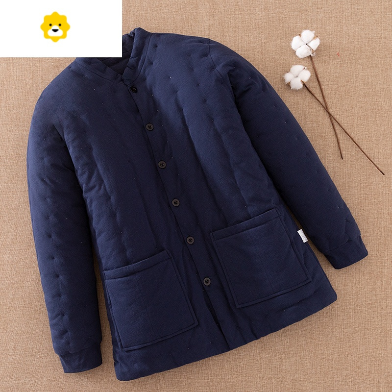 fish basket花手工男士棉袄冬季加厚p暖内穿棉衣爸爸中老年成人棉服