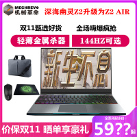 机械革命(MECHREVO)深海幽灵Z2-G 15.6英寸轻薄本游戏本(i7-9750H 16G 512GB PCIE GTX1660Ti 6G 144Hz ）标配电竞版