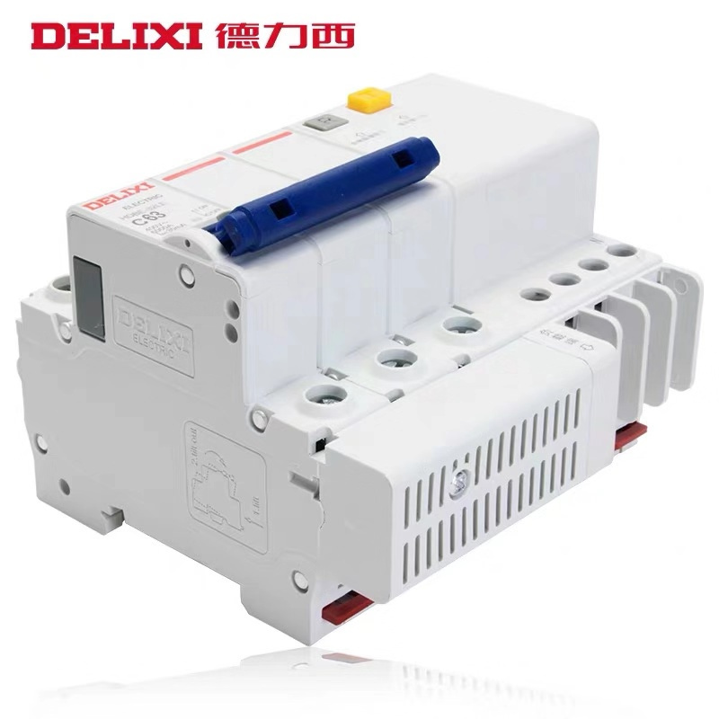 德力西 漏电断路器 规格:DZ47sLE 3P 63A