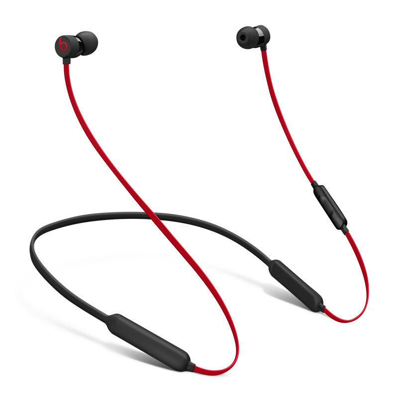 Beats X 蓝牙无线 跑步线控时尚入耳式耳机 带麦可通话 黑红色