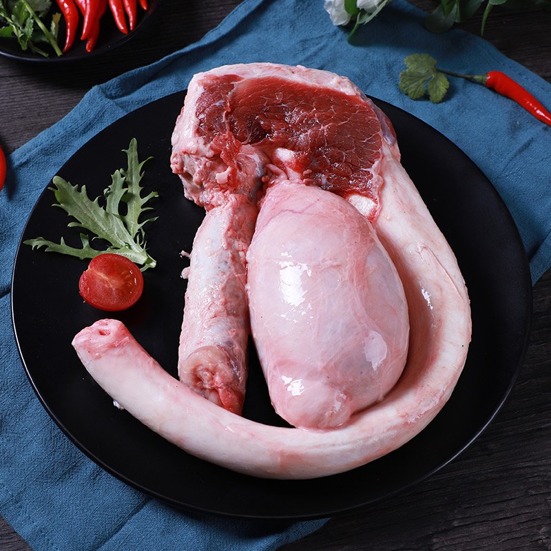 伊赛牛鞭1套900g牛牛蛋牛三宝牛鞭新鲜现杀牛宝男用0165