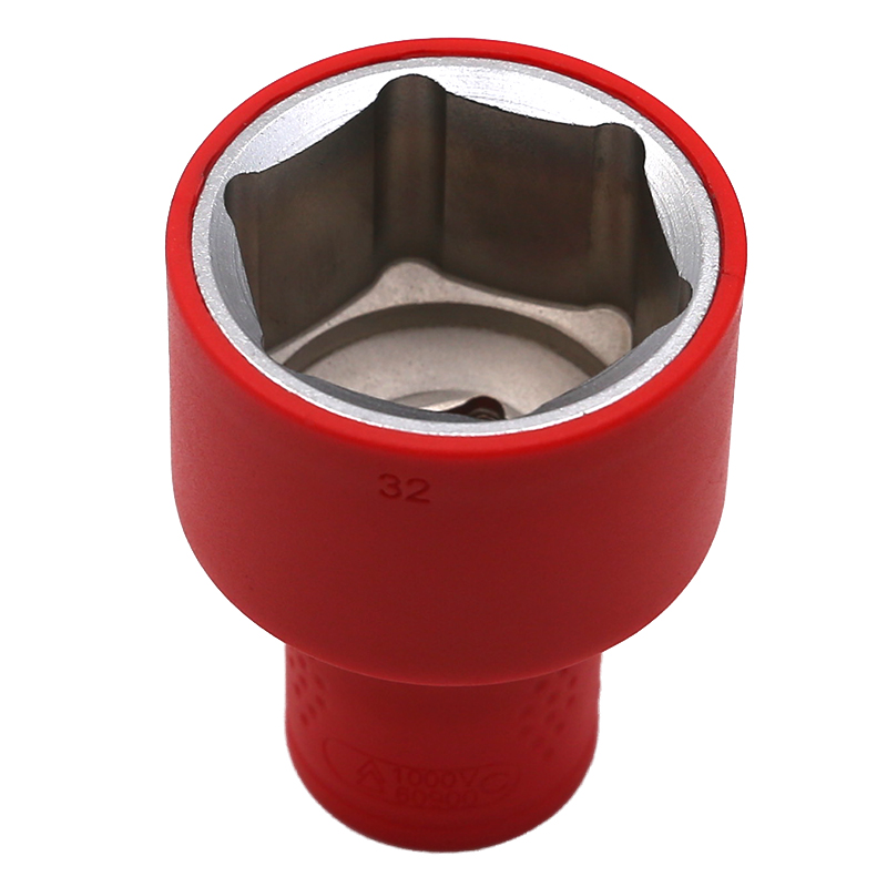 维度(WEDO)IN535 3/8寸绝缘注塑六角套筒 3/8寸(10mm)套筒头 VDE 绝缘耐压1000V高清大图