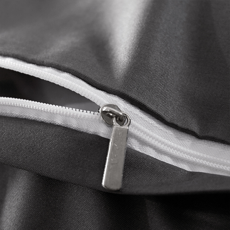 美帮汇北欧轻奢磨毛四件套 民宿酒店床上用品床单男简约单人被罩 白高清大图