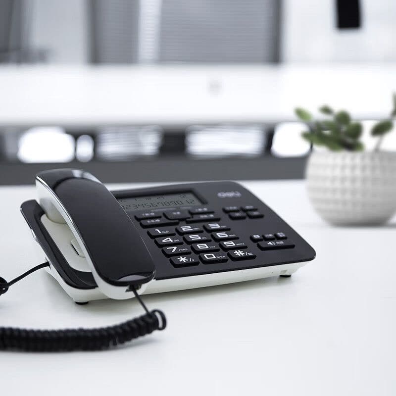 得力(deli) 794 电话机(黑色)(台)图片