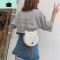 小包包女2020夏季新款韩版少女生百搭可爱小猫链条单肩斜挎小圆包NEW LAKE女斜挎包
