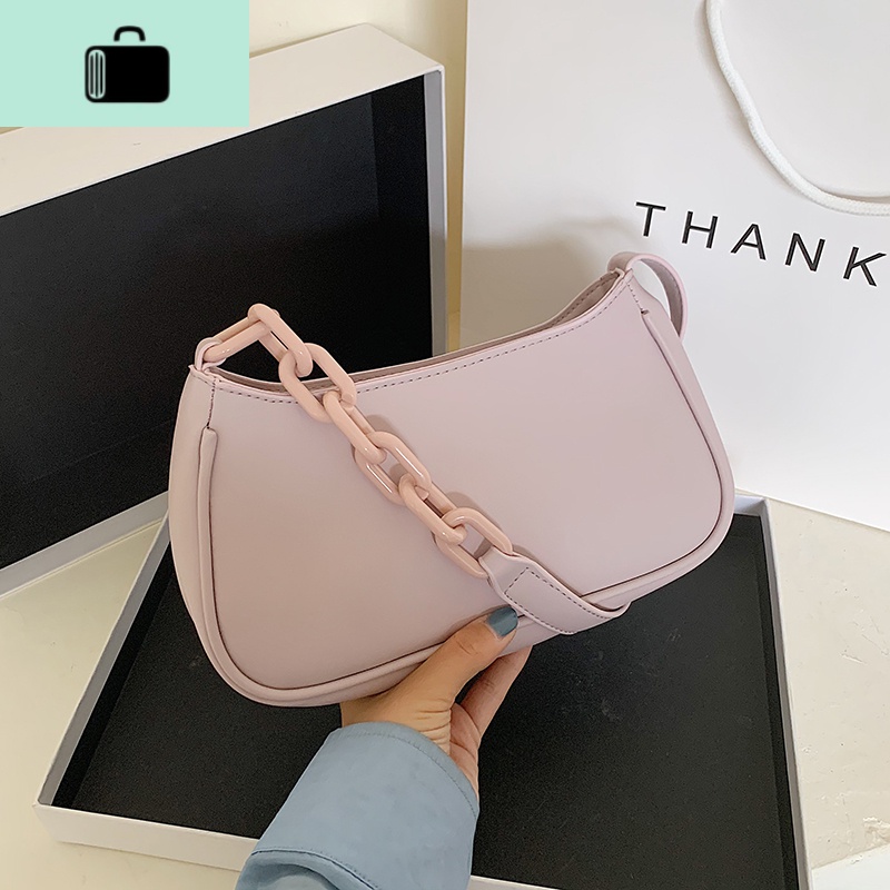 夏天单肩包包2020新款潮网红时尚手提质感斜挎包女百搭ins腋下包NEWLAKE高清大图