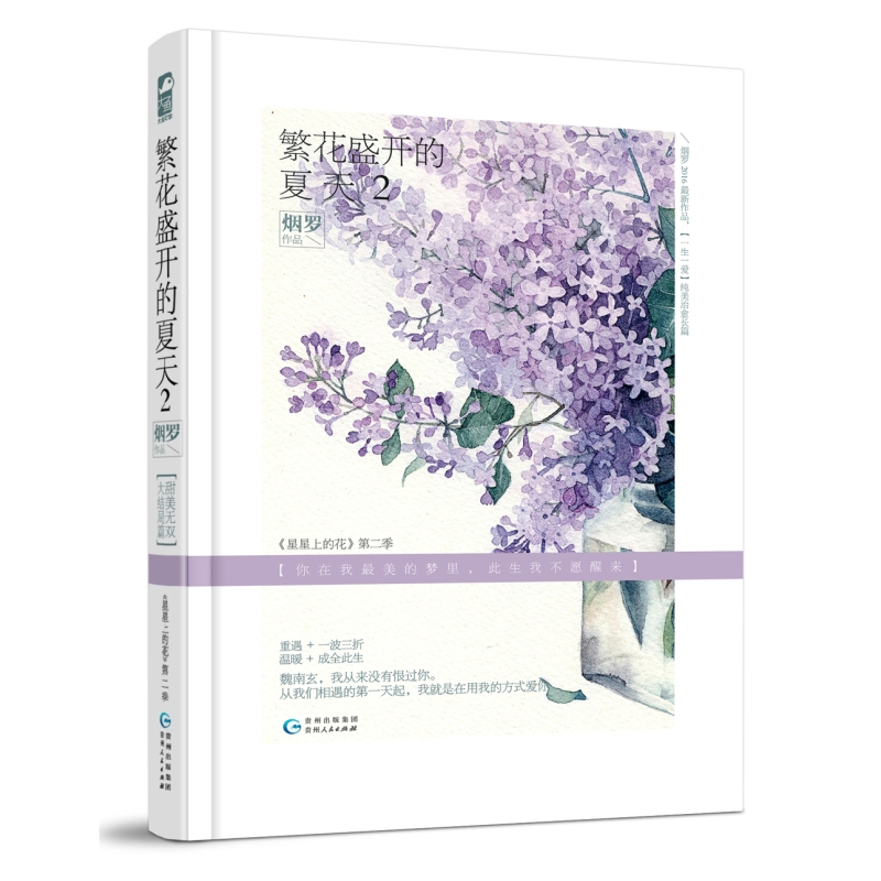 [醉染正版]全2册繁花盛开的夏天1 2 烟罗 星星上的花第二季 现代都市情感爱情虐心甜宠文艺校园青春文学小说言情小书高清大图