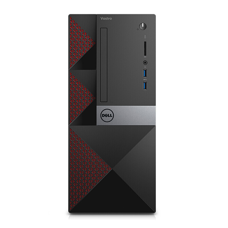 戴尔(DELL)成就3668商用台式电脑(i3-7100 4G 1T 三年上门 Win10)