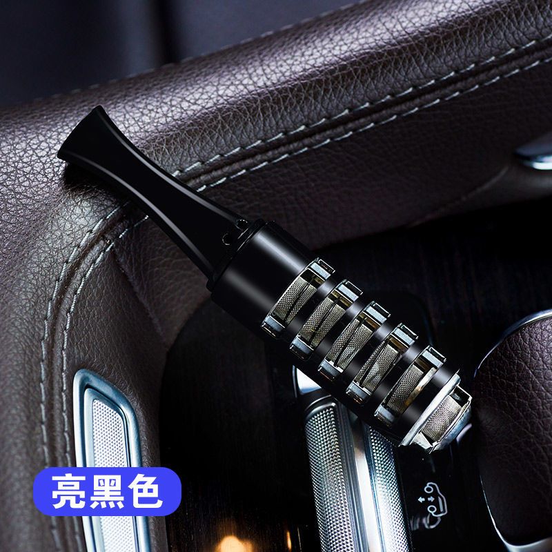 不掉烟灰电子抽烟器可充电防风打火机一体高科技吸烟套烟嘴过滤器 酷道-神秘黑(不带点烟器)