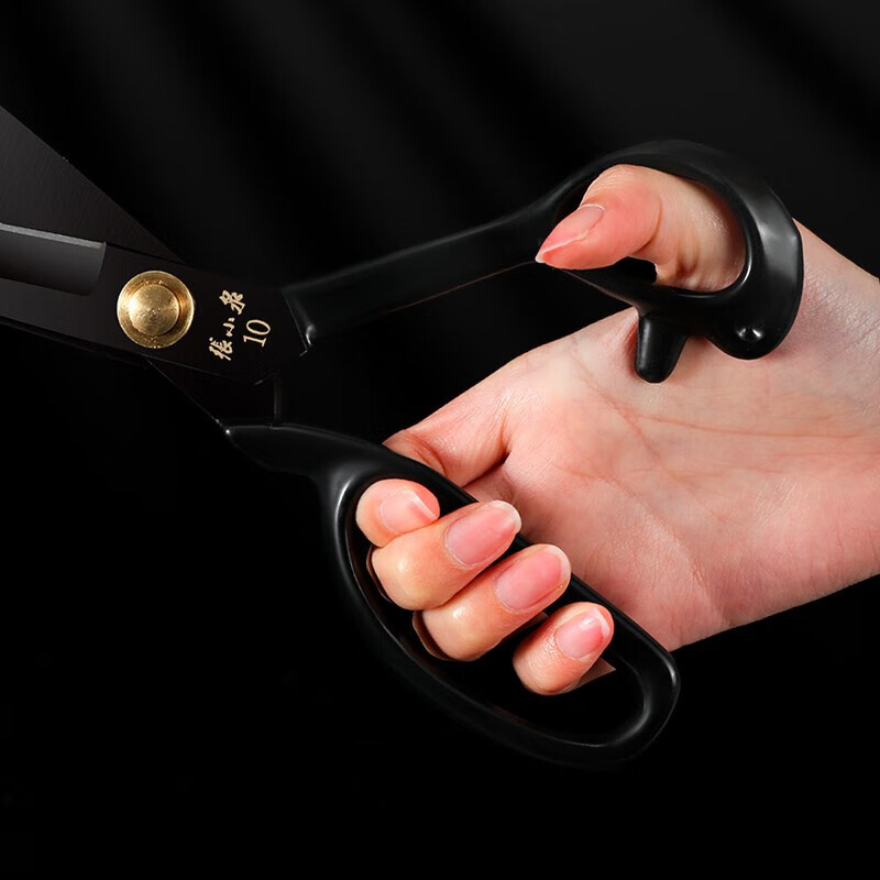 张小泉裁缝剪工业剪锰钢锻打剪刀服饰剪裁布剪衣服皮革剪钝头窗帘剪子大高清大图