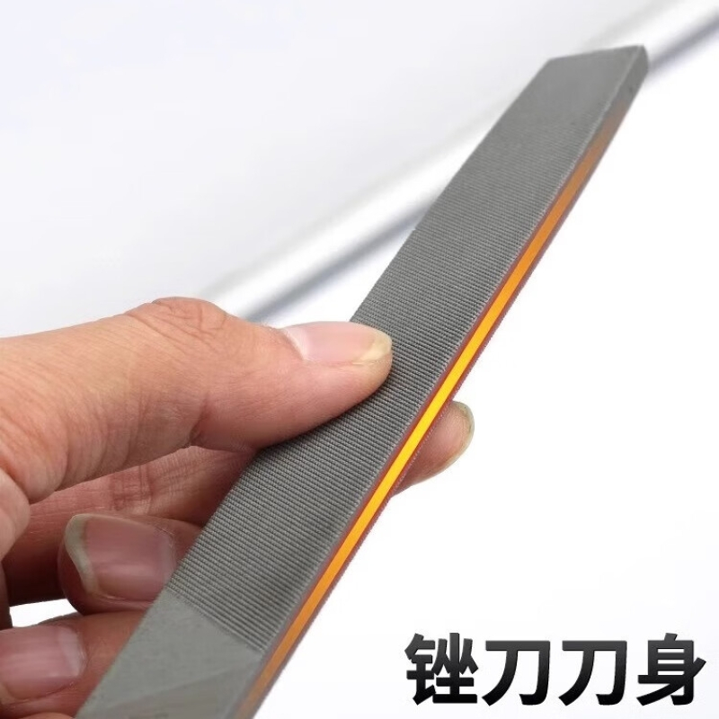 波斯波斯锉刀粗齿扁锉平中钢锉半圆锉金属木工打磨搓刀 扁锉中齿8寸200mm/BS508143