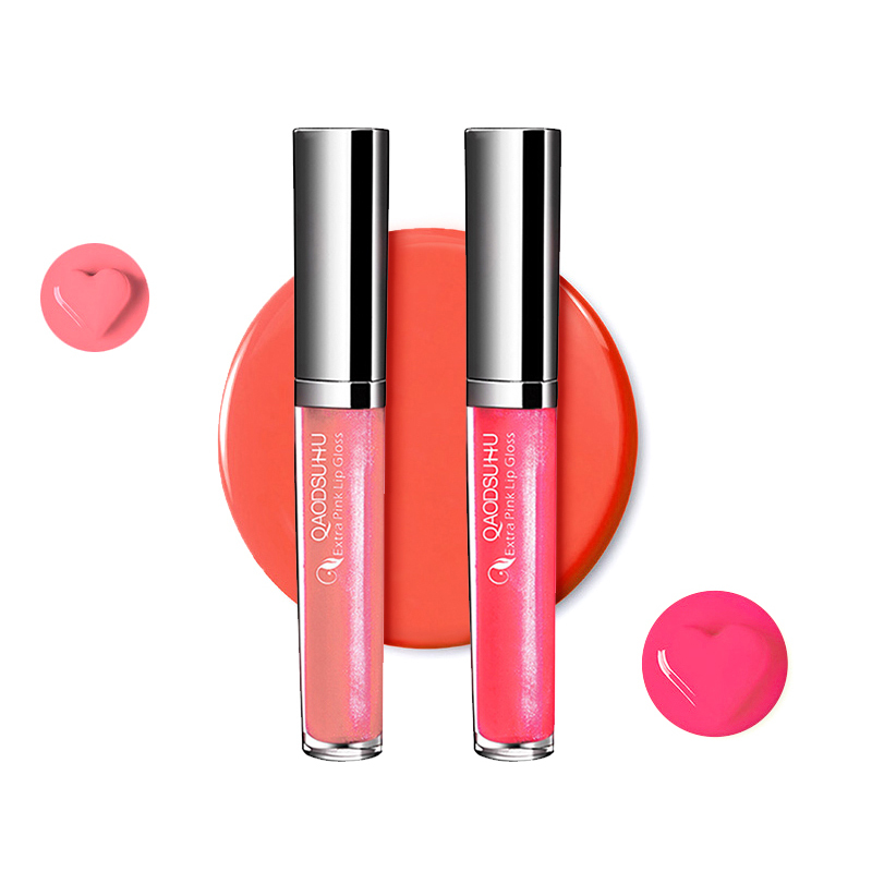 巧迪尚惠qdsuh粉嘟嘟唇彩01柔粉色唇釉不易掉色学生女咬唇妆水晶唇蜜