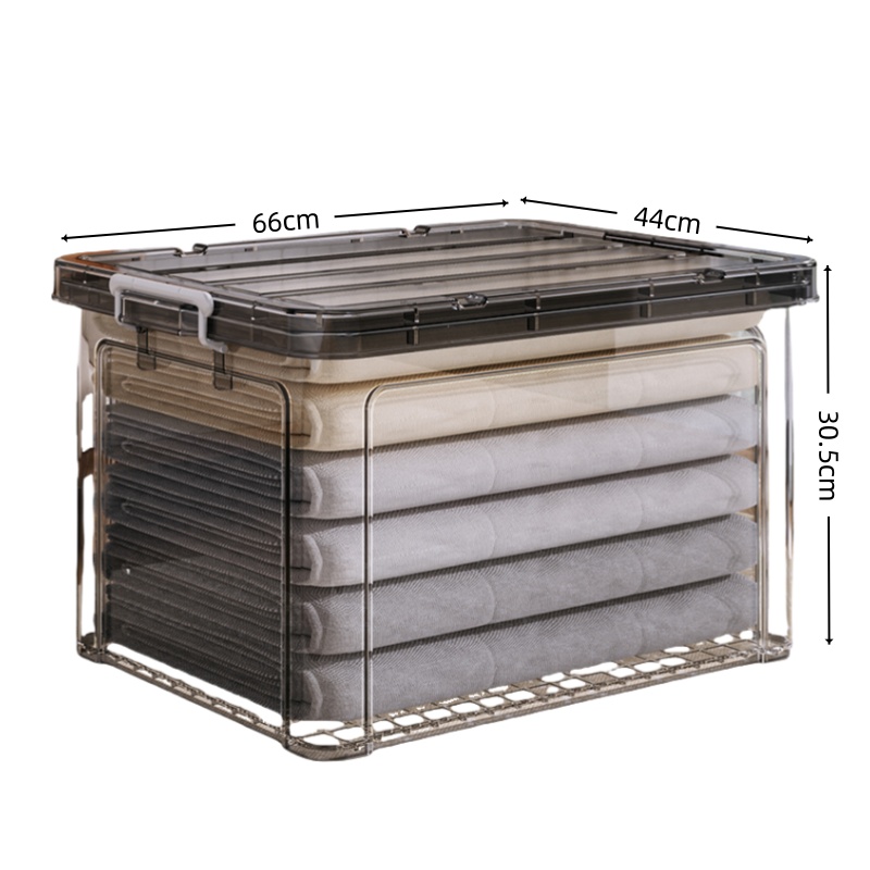 智叶舟储物整理箱超大号66*44*30.5cm个高清大图