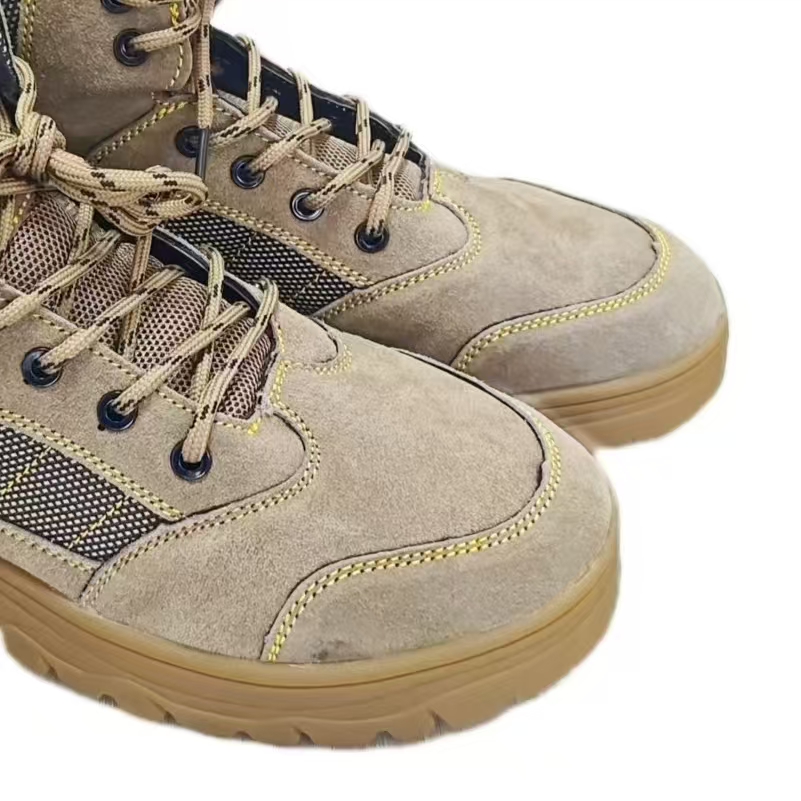 胜雁翻毛皮6KV绝缘包头防砸防滑劳保单（棉）鞋S240081(双）高清大图