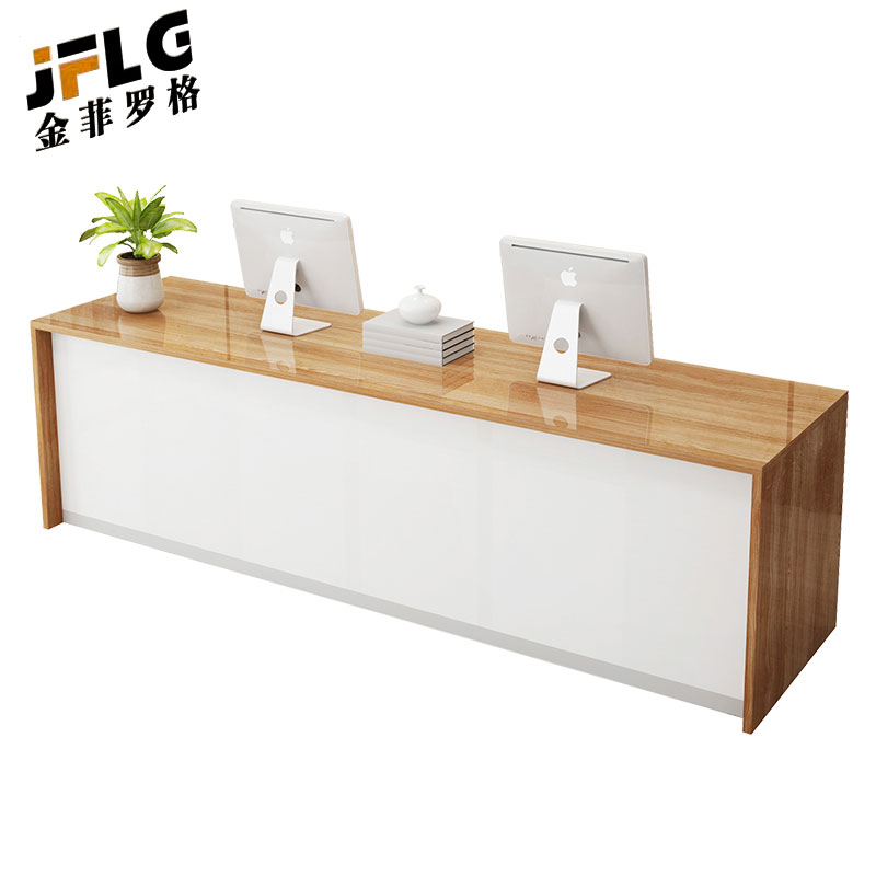 金菲罗格商用柜台现代公司接待台前台 1600*600*800高清大图