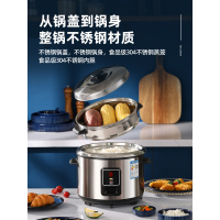 三角牌电饭煲304不锈钢老式小型家用1-2-3-4人官方正品多功能普通电饭锅 加厚4l