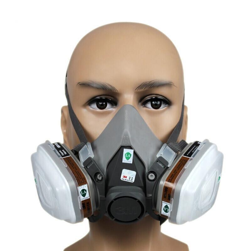 防毒面具防有机蒸气防尘防毒气口罩喷漆焊接喷漆工业用面罩