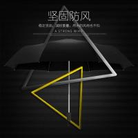 双层小黑伞黑胶防晒太阳伞防男女遮阳伞折叠晴雨两用伞