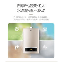 海尔（Haier）燃气热水器16升大水量家用婴儿洗变频水气双调恒温速热 进水过滤 智能变升JSQ30-16S2(12T)