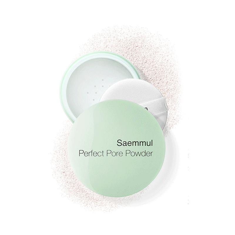 韩国 得鲜(the saem)清清控油散粉 5g 清爽持久遮瑕定妆轻薄提亮防水细致毛孔