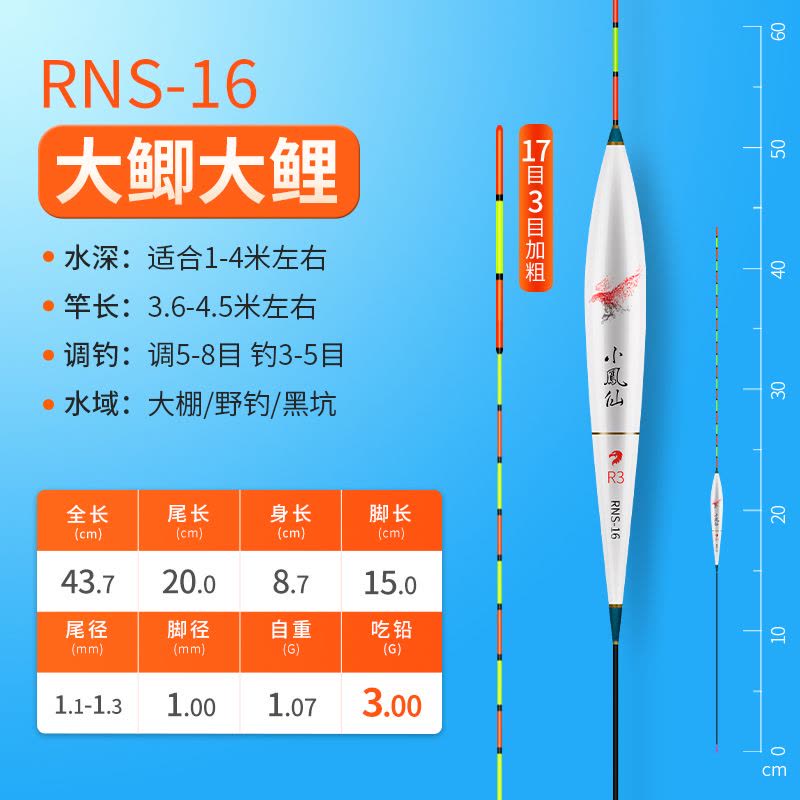 小凤仙轻口小碎目鲫鱼漂高灵敏正品纳米浮漂醒目浮标野钓漂防风浪图片