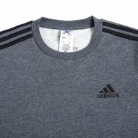 阿迪达斯(adidas) 男装卫衣 22秋新款运动服跑步训练长袖加绒保暖防风圆领棉质套头衫 H12166 XS(