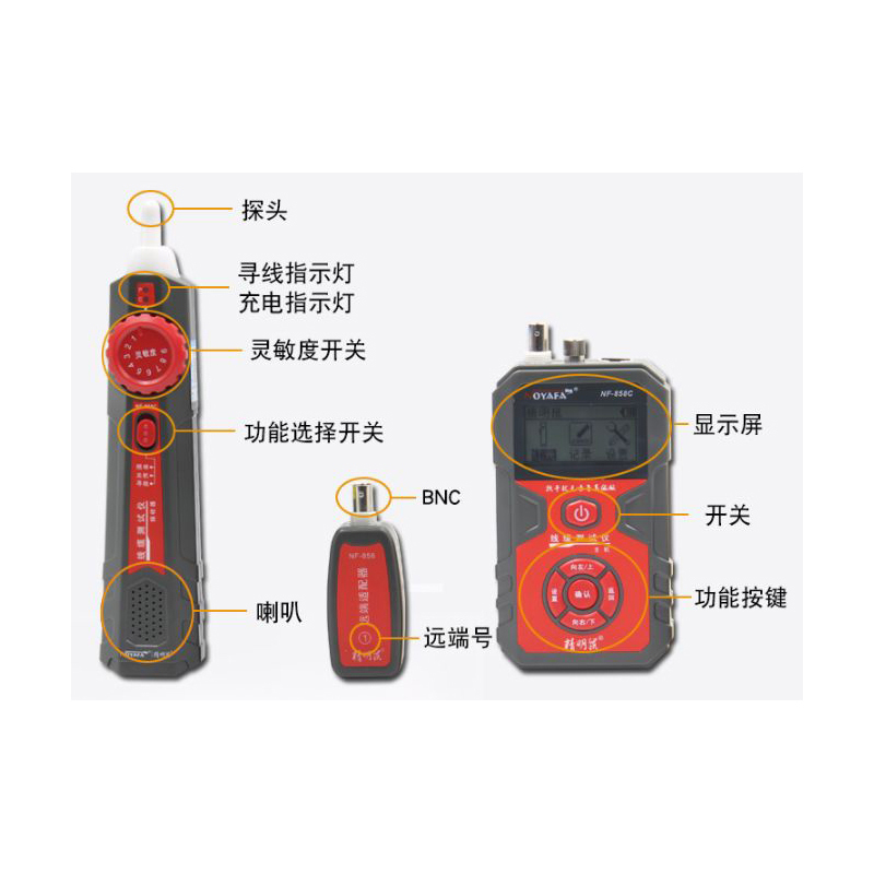精明鼠 NF-858C 寻线仪测线仪 货期3天