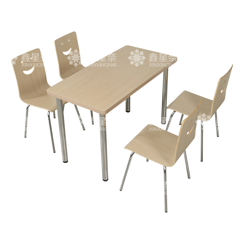 鑫星奈 XXN4040834 餐桌椅组合学校食堂桌椅一桌四椅