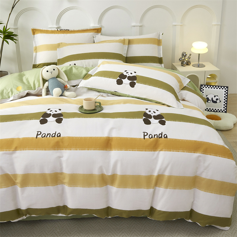 唐纳家纺 全棉四件套-呆萌 200*230CM- TN-KT24048高清大图
