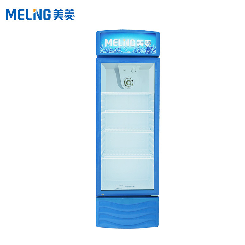 美菱(MELING)266升商用饮料饮品保鲜冰柜 展示冷藏立式冷柜 单门陈列柜SC-266L