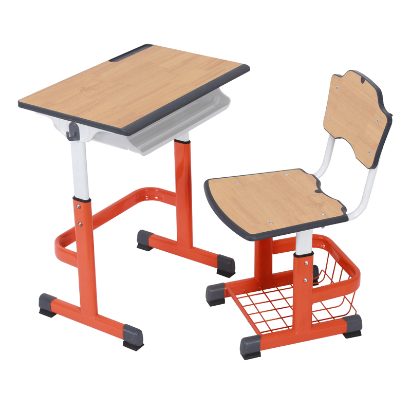 大风车 KZL111111G, KYL111111G 螺丝升降课桌椅 木纹整套