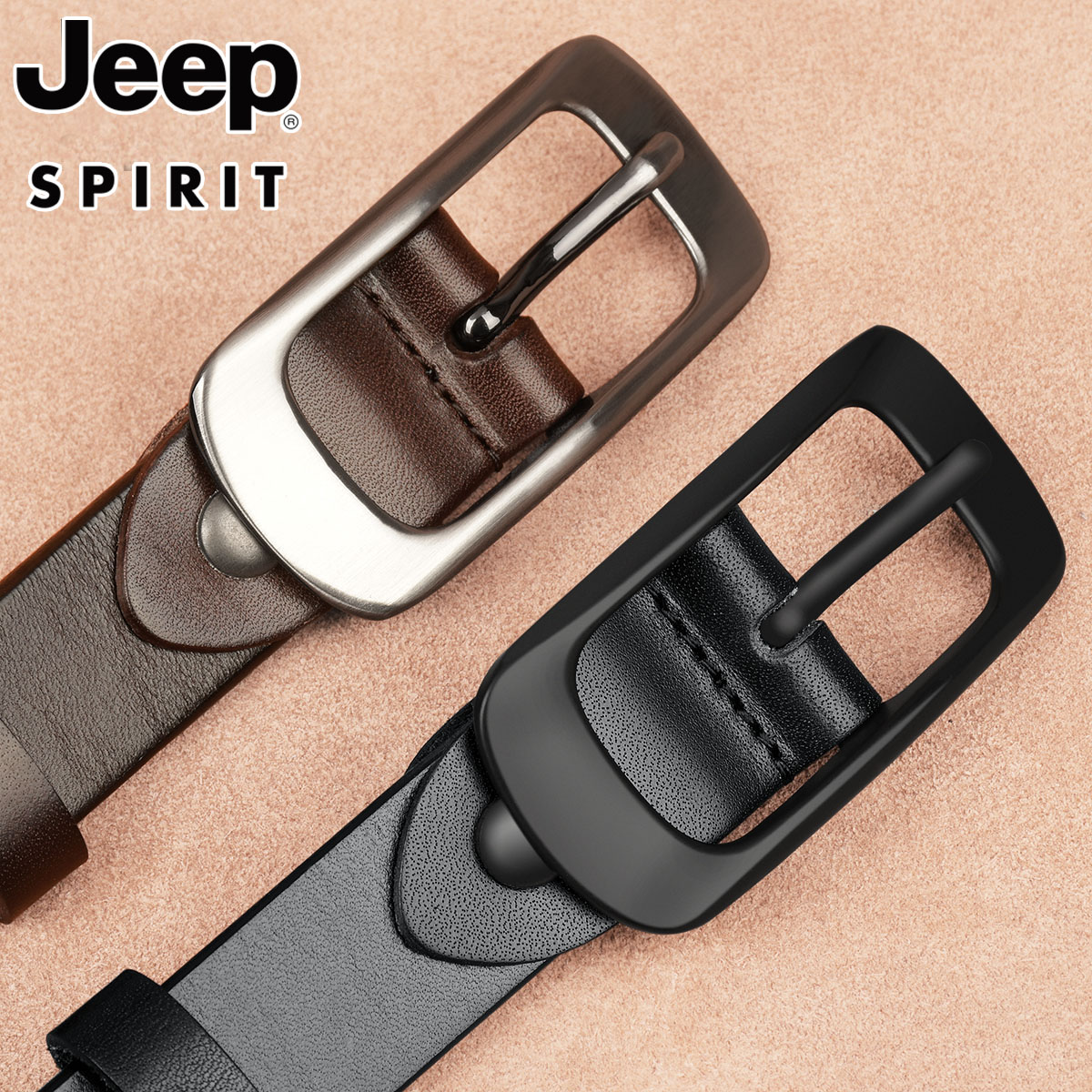 吉普腰带女士真皮顶层带女士牛皮时尚装饰别针扣简单裤带女士的k风格趋势高清大图