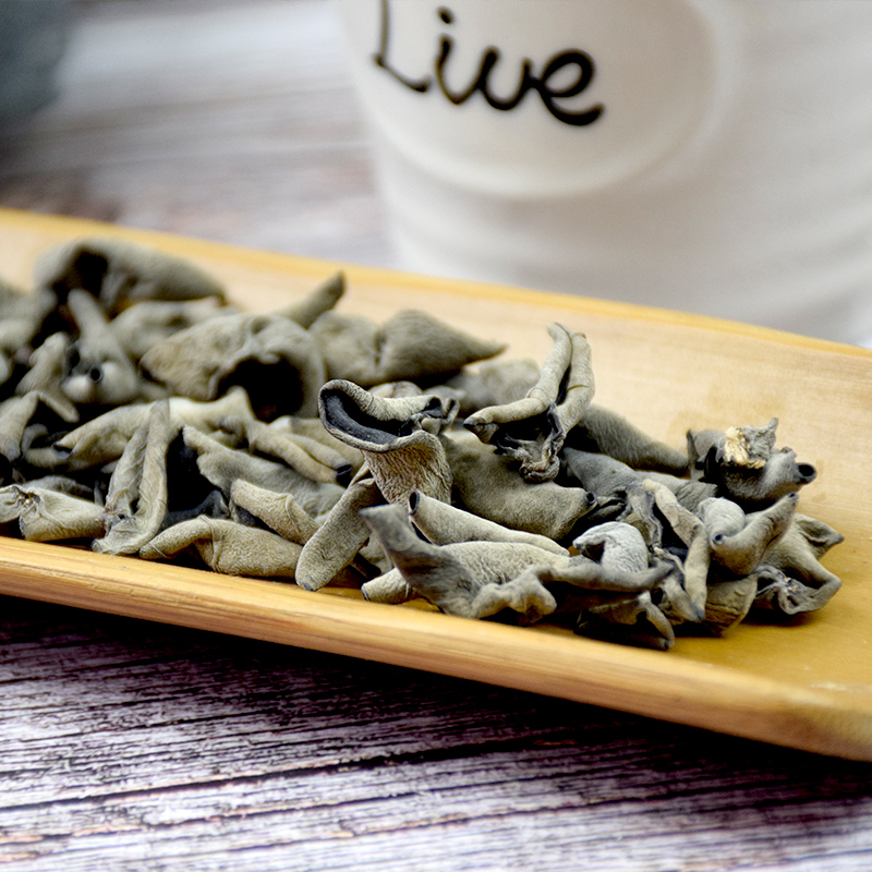 长岭尖 黄山特产山珍干货原野深山秋耳200g 袋装