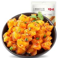 百草味 狼牙土豆225gx2袋 蔬菜小吃麻辣四川特产网红小零食 约8小包