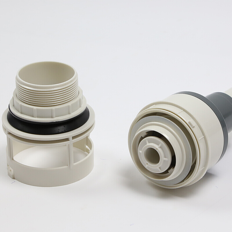 坐便器马桶配件老式分体单按出水阀座便器水箱排水阀安心抵