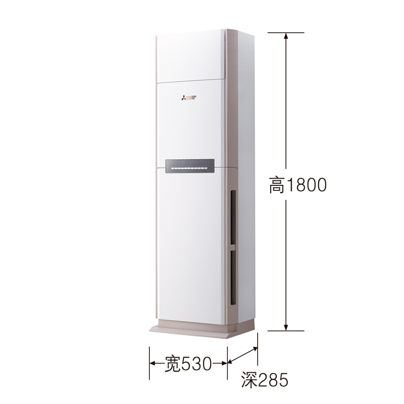 三菱电机空调MFZ-GX60VA 2.5匹 全直流变频 立式柜机 冷暖 白色