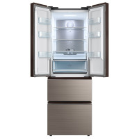 美的/Midea 325升 法式多门家用冰箱 温湿精控 铂金净味 一级变频 BCD-325WTGPM 凌波金