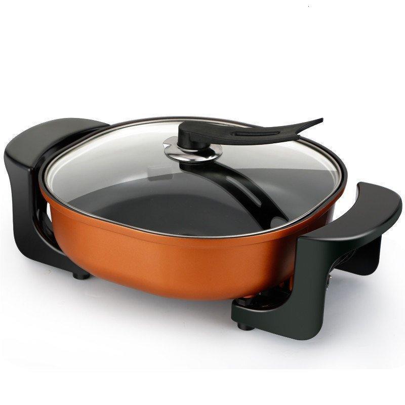 荣事达royalstar家用韩式多功能电火锅电热锅电煮锅不粘锅电炒锅6升大