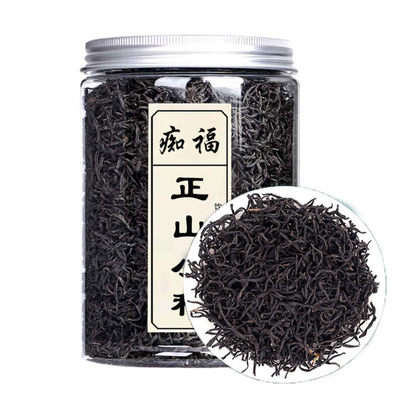痴福新茶武夷山红茶正山小种花果蜜香浓香型散罐装茶叶1罐200克高清大图